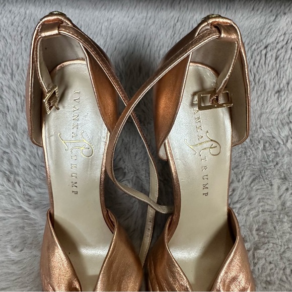 Ivanka Trump Basha shoes high heels open toes size 7.5M - Picture 4 of 9